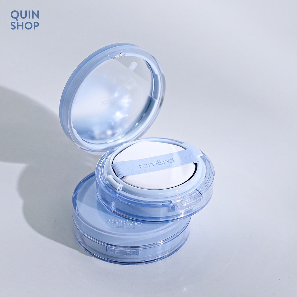 Phấn Nước Căng Bóng, Kiềm Dầu Romand Bare Water, Nu Zero Cushion