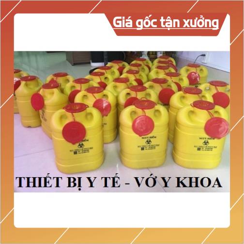 Bình huỷ kim tiêm nhựa 6,8 lít và 1,5 lít