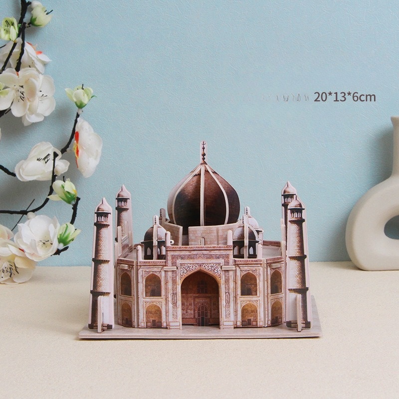 Đồ Chơi Lắp Ráp 3D, Nhà Hát,Cầu Đôi,Pháo Đài Đá,Nhà Xay Gió,Đền Taj Mahal ,Xếp Hình 3 Chiều, Đồ Chơi Sáng Tạo Cho Trẻ