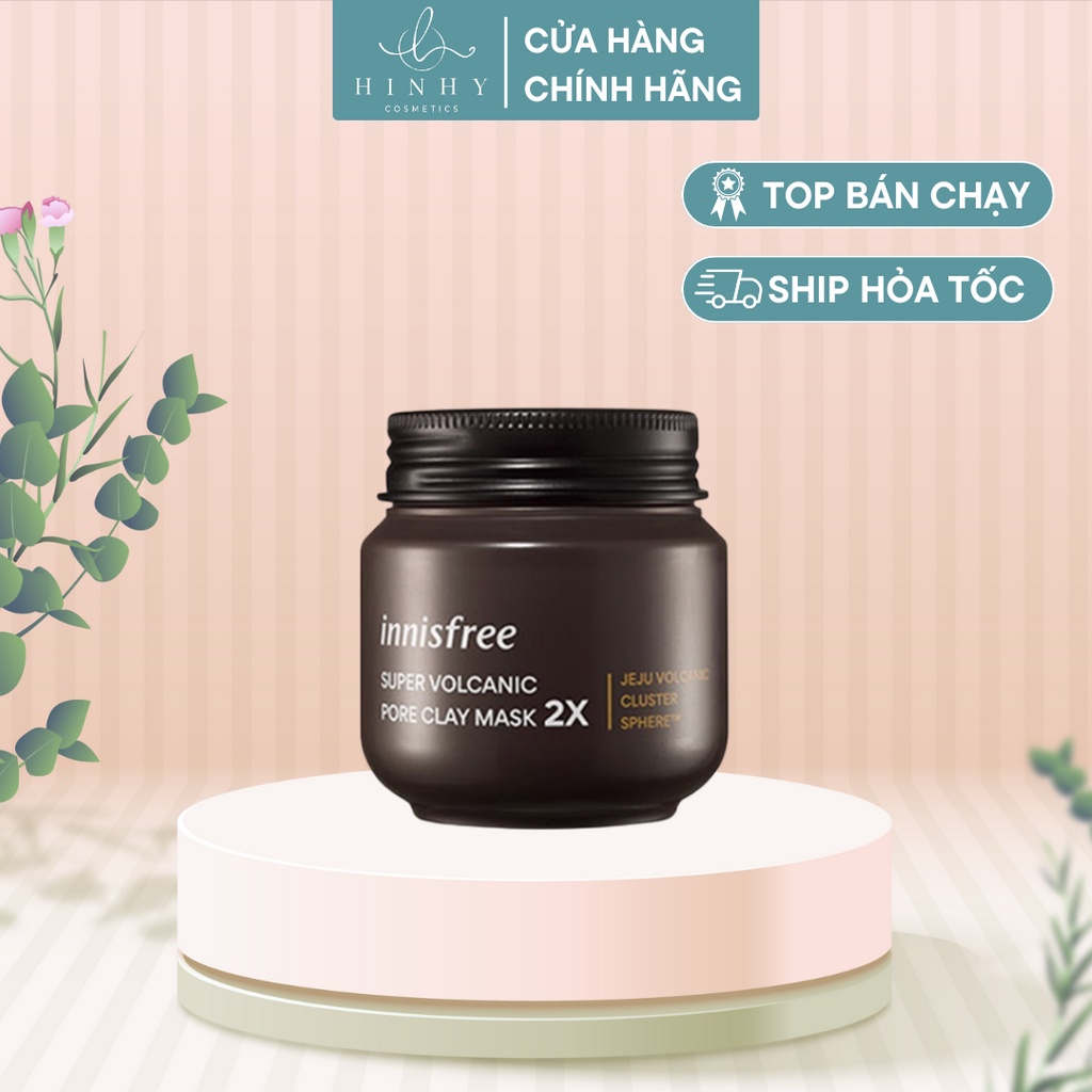 Mặt nạ đất sét tro núi lửa của Innisfree Super Volcanic Pore Clay Mas