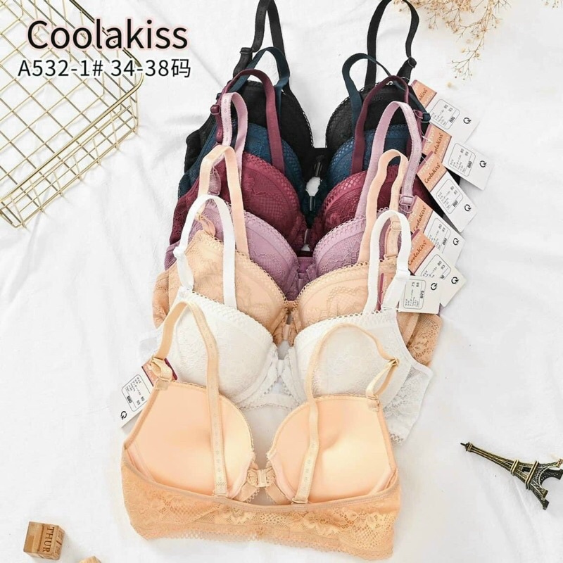 [ CÀI TRƯỚC] Áo Lót Ren Cài Trước Có Gọng Đệm Dày 3cm Siêu Nâng Ngực  A523