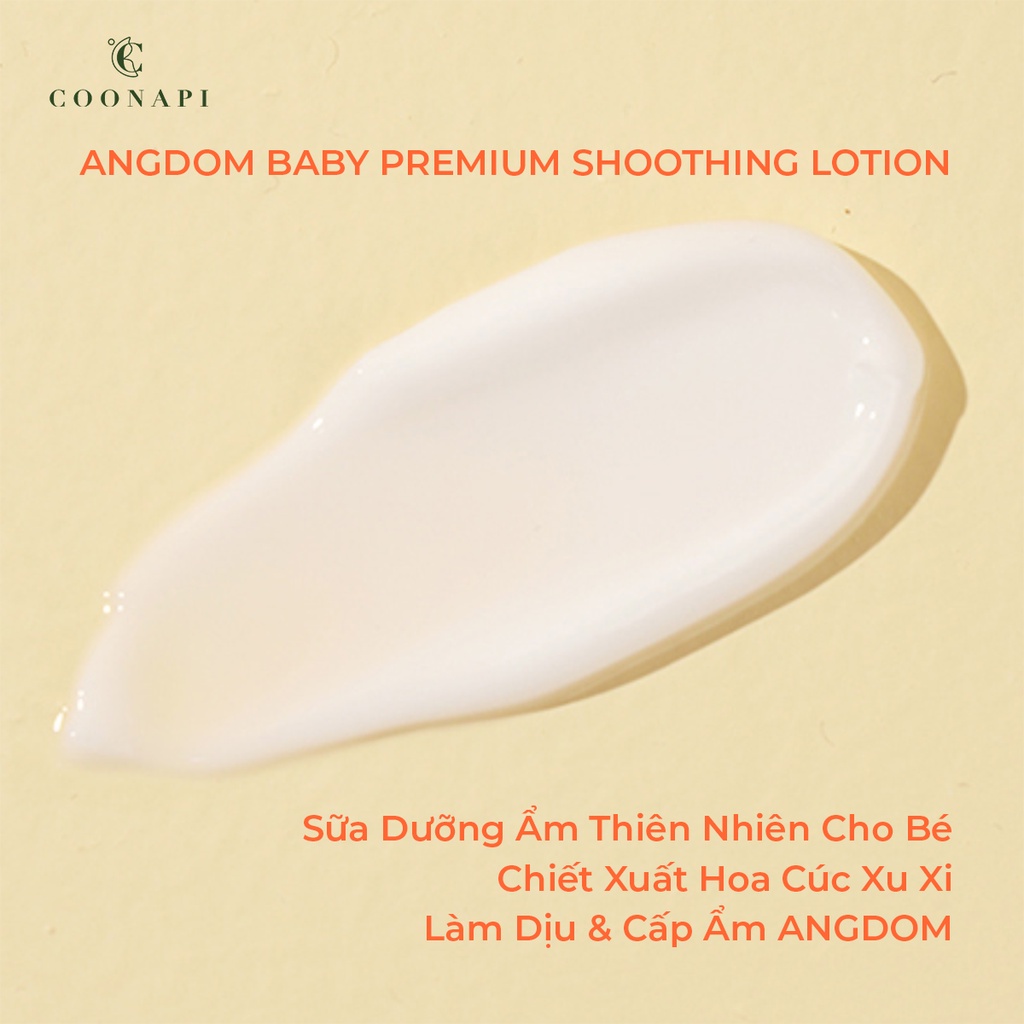 Sữa Dưỡng Ẩm Cho Bé ANGDOM Thiên Nhiên Chiết Xuất Hoa Cúc Xu Xi ANGDOM Baby Premium Soothing Lotion 200ml