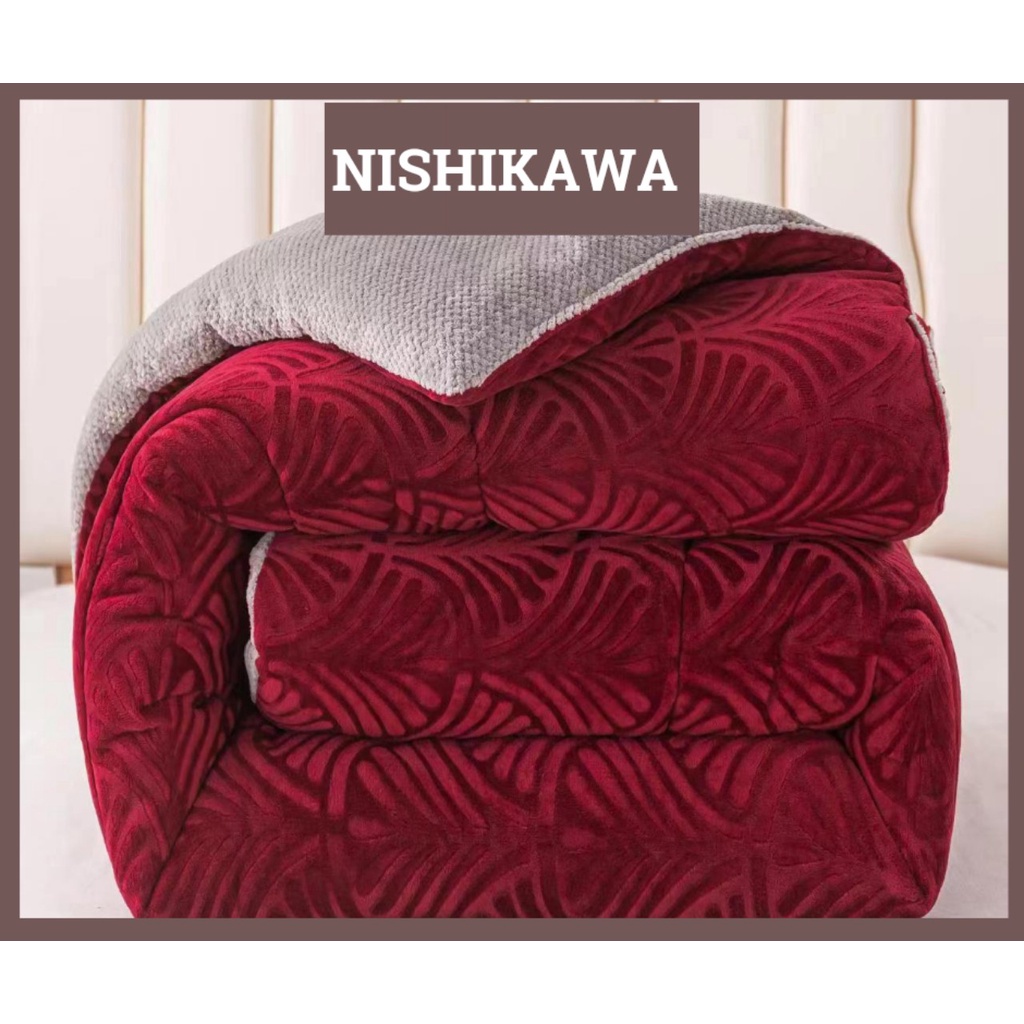 Chăn lông cừu Nhật Bản dày cao cấp Nishikawajp mã CLC01