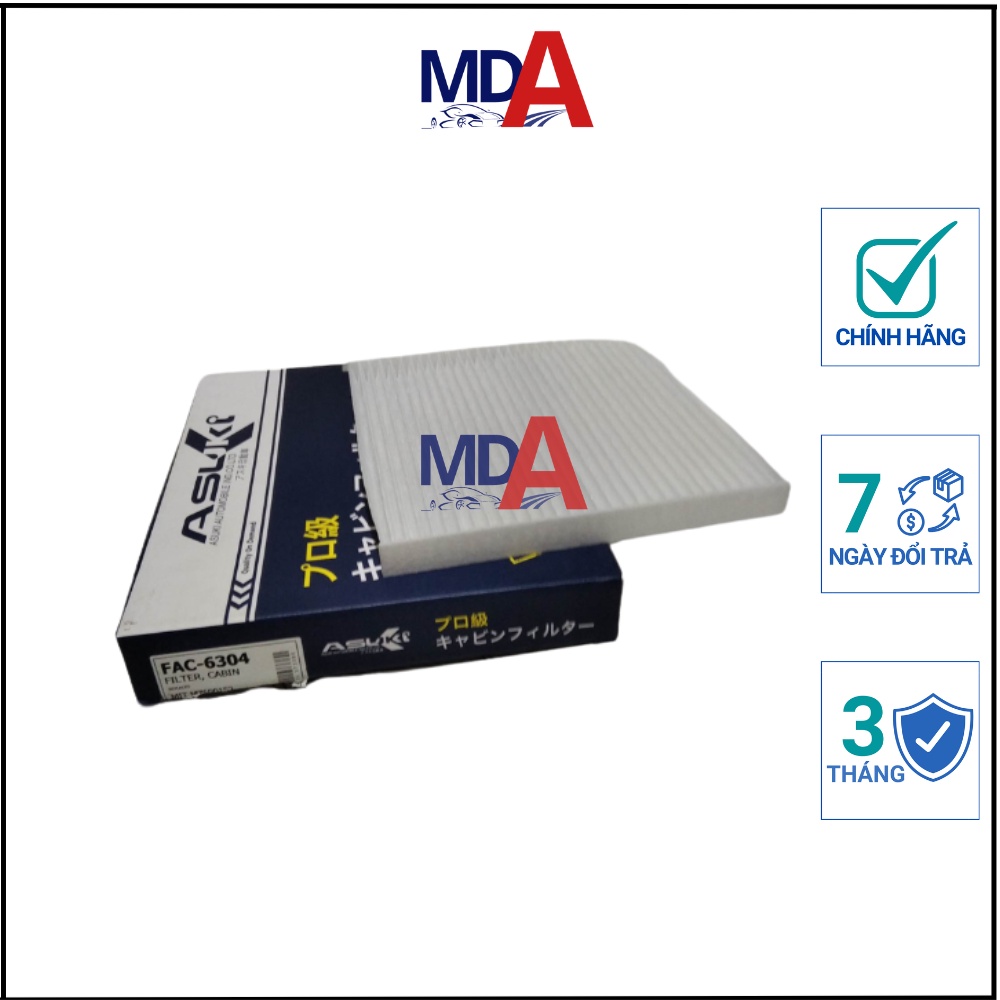 Lọc gió điều hòa Xpander, Attrage, Mirage Chính hãng Asuki, Mã FAC-6304