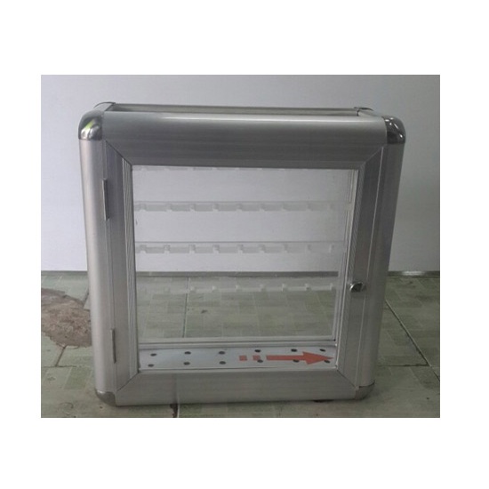 (HỎA TỐC) Tủ bàn chải đánh răng - nhôm kính mica ( dùng trong trường mầm non)