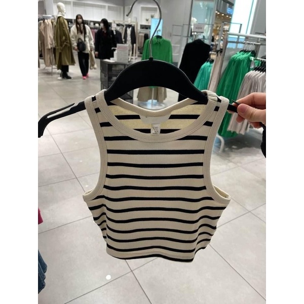 Áo ba lỗ nữ dáng croptop HM auth | BigBuy360 - bigbuy360.vn