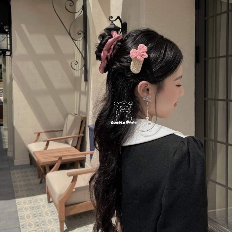| AimeexOhlala Hairpin | KẸP NƠ PASTEL DỄ THƯƠNG