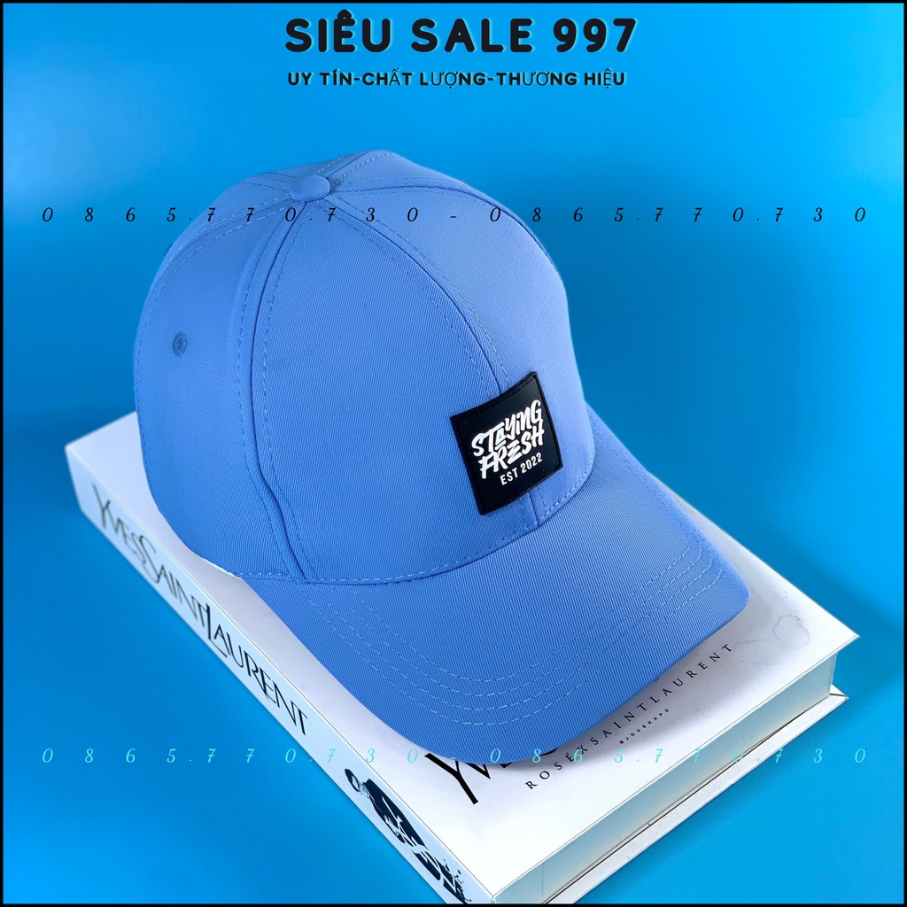 MŨ LƯỠI TRAI STAYING THÊU LOGO MẪU MỚI HOT THỜI TRANG NAM CAO CẤP NỮ CÁ TÍNH