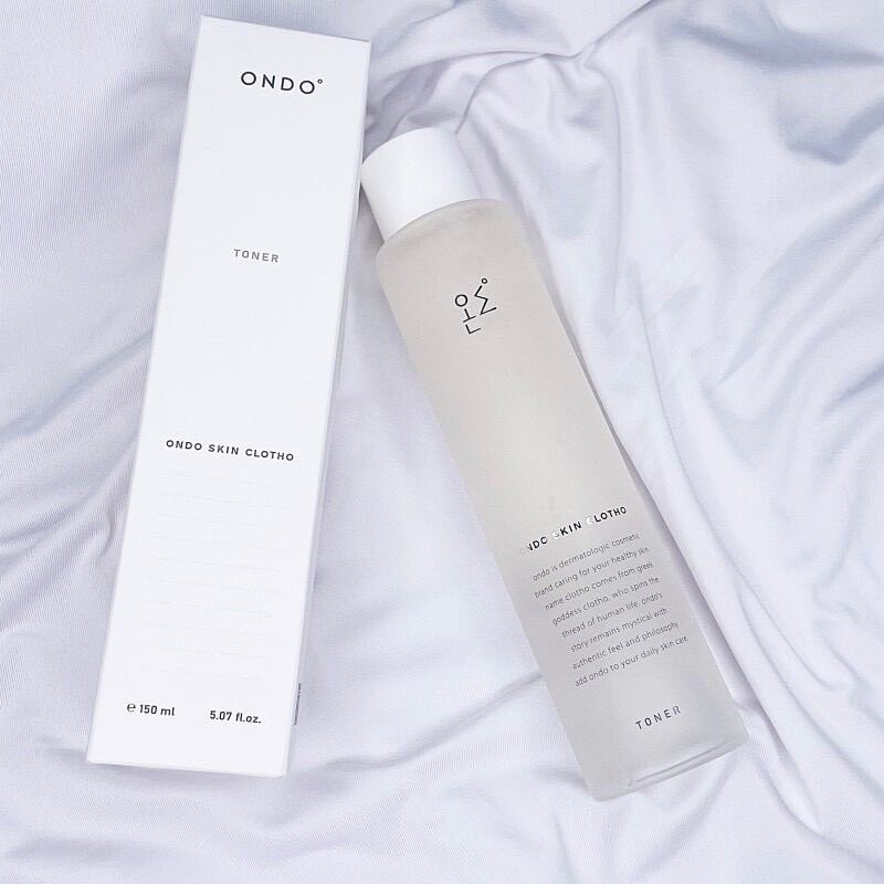 Toner dưỡng trắng, căng bóng ONDO Skin Clotho Toner 150ml cấp nước phục hồi - Harin Cosmetics