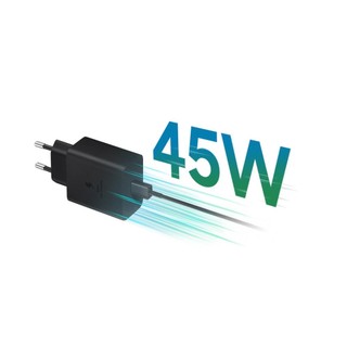 Củ sạc Type C Samsung T4510 45W đen (Kèm cáp C-C 5A, 1.8m)
