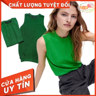 Áo ba lỗ len lông thỏ Zara mềm mát ôm body