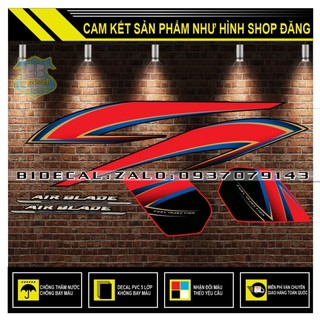 TEM RỜI AIRBLADE MẪU ĐỜI 2007 ĐỎ ĐEN