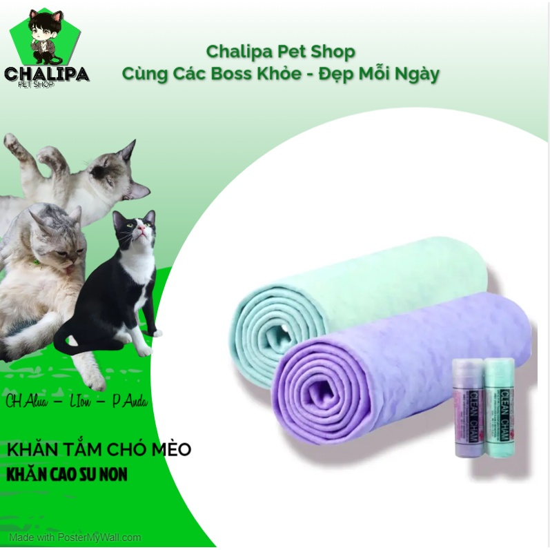 Khăn Tắm Thú Cưng Siêu Thấm Hút