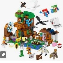 Đồ chơi lắp ghép mô hình minecraft - đồ chơi phát triển trí tuệ cho trẻ em