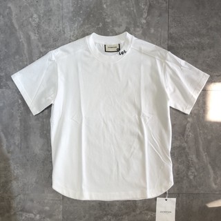  Áo thun zoewatson thêu cổ basic B6622 BuiVintage vải cotton dày dặn thoáng mát bo cổ ôm sát. 