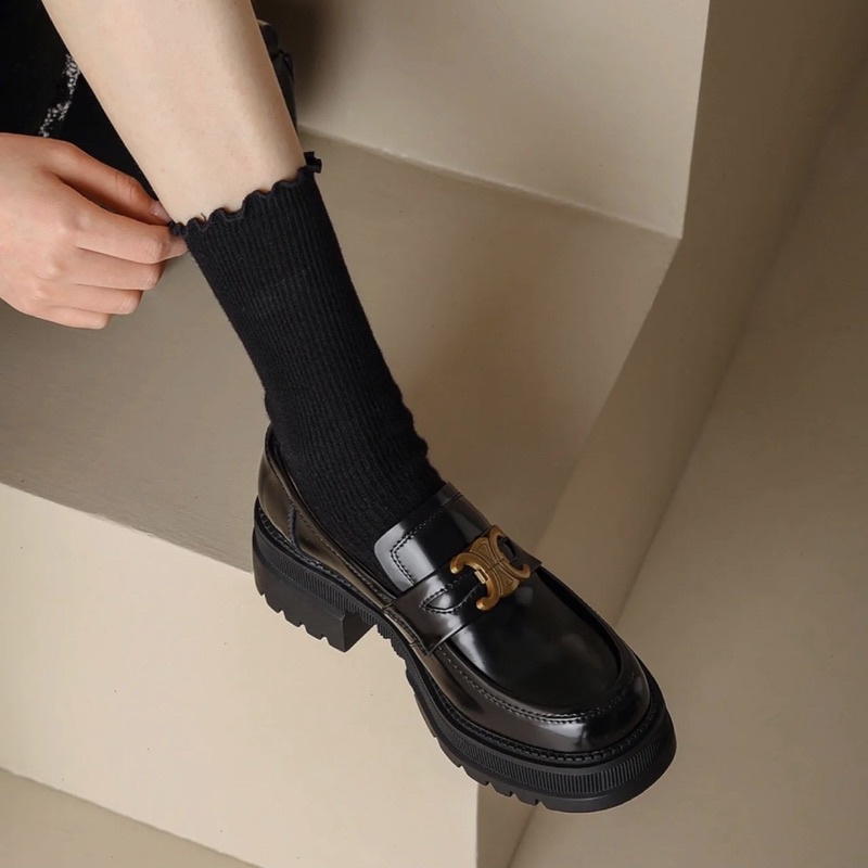 Giày Loafer Khuy Vàng - Coishoes