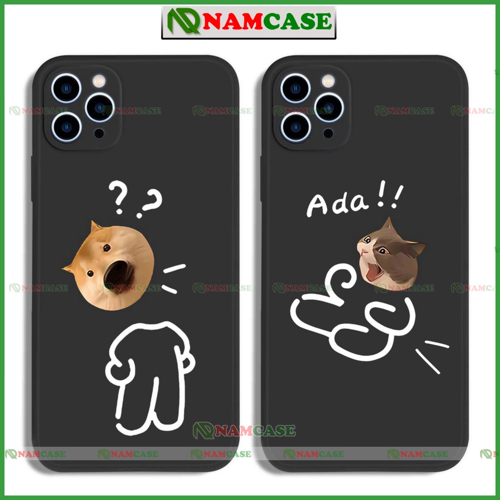 Ốp lưng iphone cặp đôi hoạt hình độc lạ chó ngộ nghĩnh dễ thương đẹp cho ip 6/6s/7/8/X/XS/11/12/13/14 Pro Plus Max