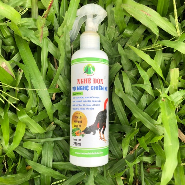 Nghệ Đòn Vào Nghệ Cho Gà Chọi,Gà Đá 250ml Ba Bảo Bình Định
