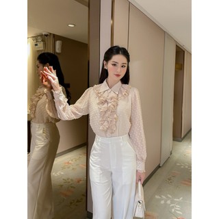 Ligam - áo sơ mi bèo cổ cindy top
