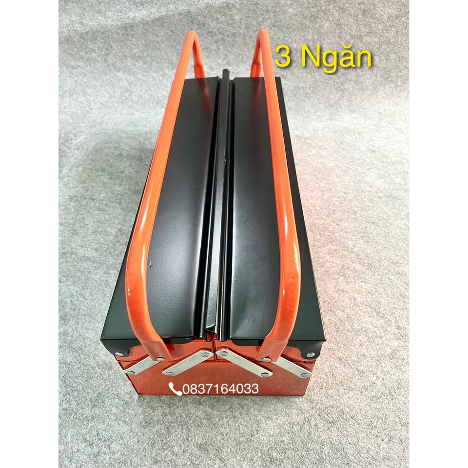 Thùng Đựng Đồ Nghề 3 Ngăn, 5 Ngăn Bằng Sắt 17inch, 21inch Siêu Bền Thương Hiệu Liwin