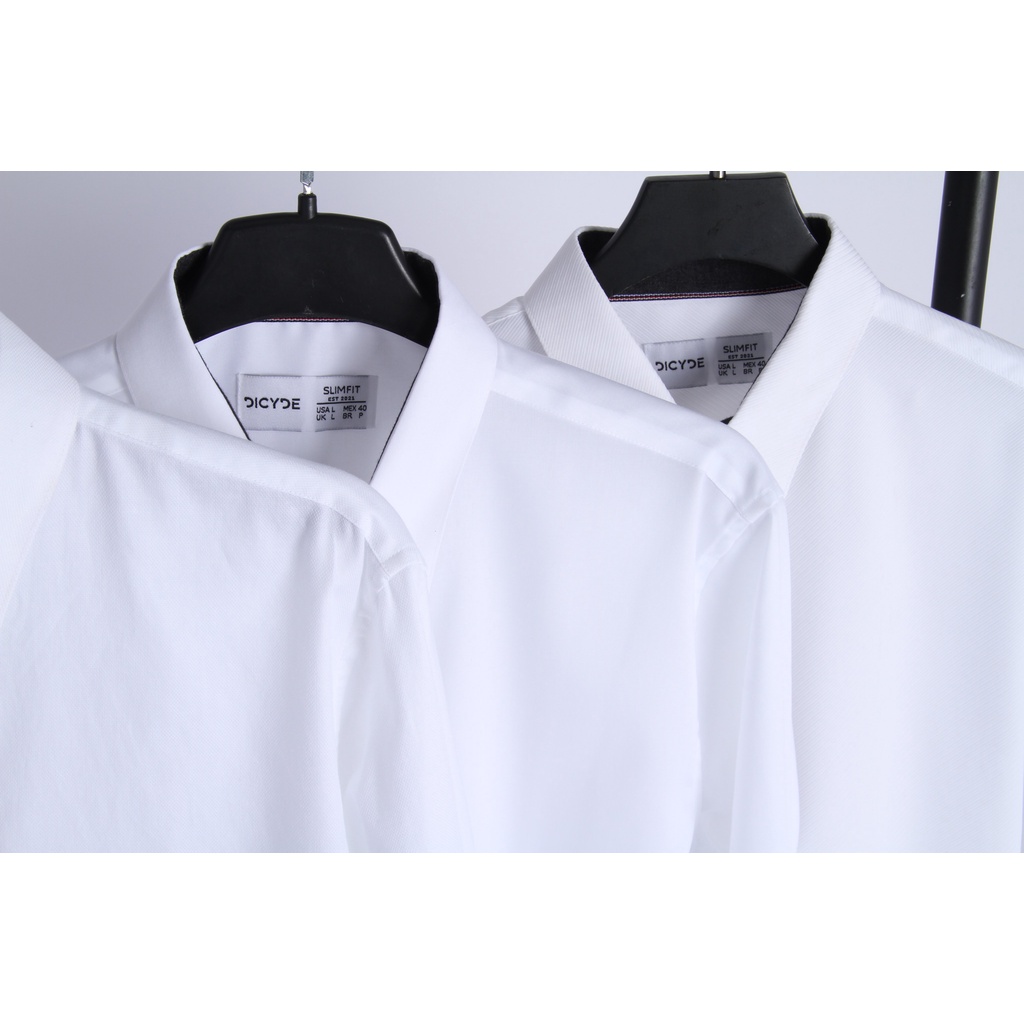 Áo sơmi nam trắng dài tay công sở hàn quốc DICYDE VI1.BH.D.DC.64 siêu cấp