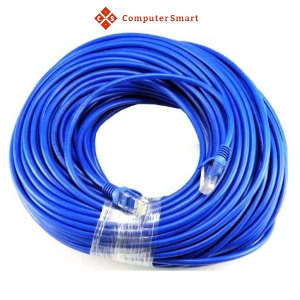 Dây cáp mạng, dây mạng lan cat5e dài 45m bấm sẵn 2 đầu, không giật lag, ổn định