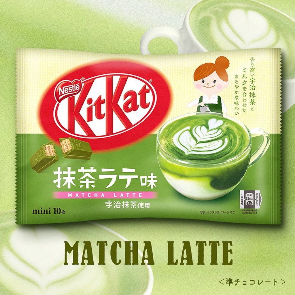 Kitkat trà xanh Latte (10 thanh)