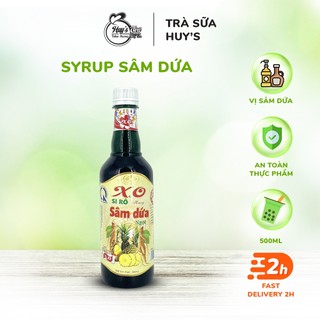 Siro, syrup vị sâm dứa x.o chai 500ml