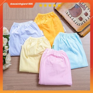 SALE LỖ Combo 5 Quần DÀI MÀU sơ sinh Bosini cho em bé