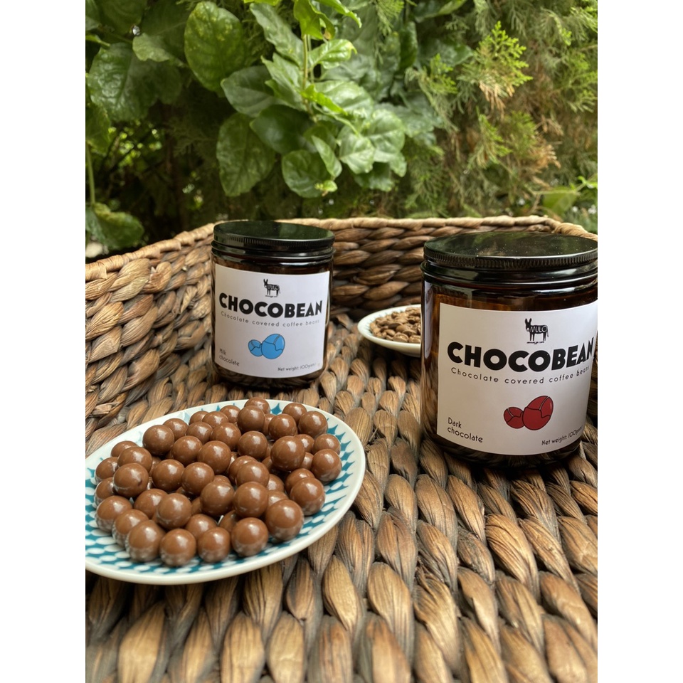 Viên chocolate bọc hạt cà phê I Hũ 100g MULO Coffee