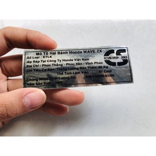 Tem Das Wave Zx Thường “ Dành Cho Xe Wave “
