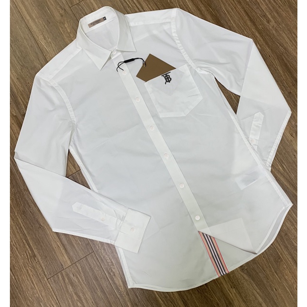 Áo sơ mi, áo sơ mi trắng, chất liệu lụa thô cao cấp, mềm mịn, dày dặn, thấm hút mồ hôi tốt