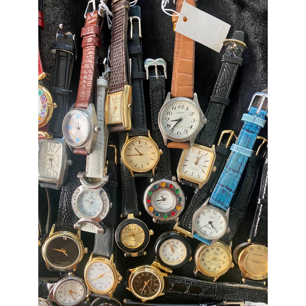 Đồng hồ nữ dây da size mini cho nữ tay nhỏ, vừa, hàng bãi Nhật cái nào cũng xinh xinh