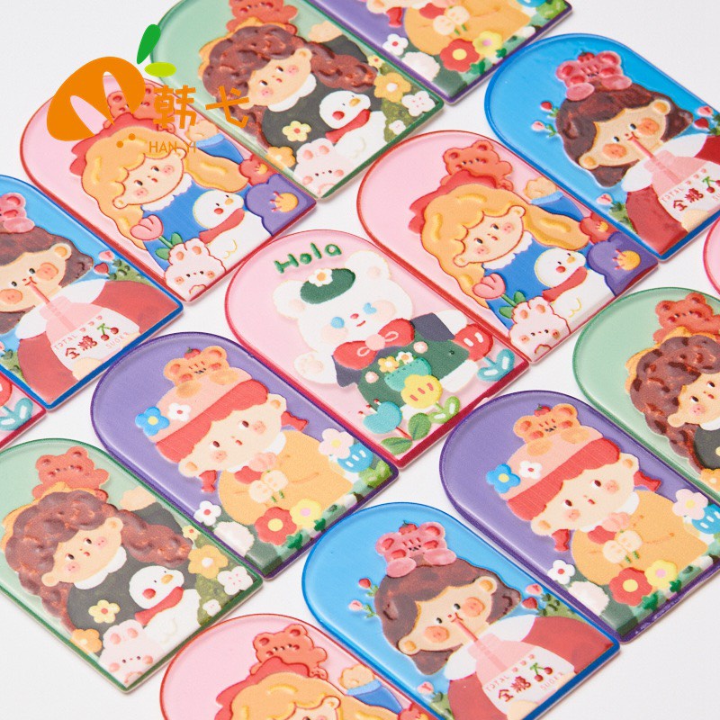 |Size lớn| Ghim cài cặp dễ thương - Huy hiệu cute sử dụng cho balo, túi tote, Phụ kiện, sticker, pin, cài trang trí áo