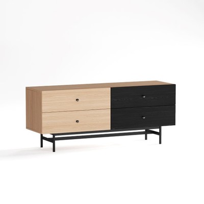 CHORO, Kệ tivi, kệ để đồ TVD_038, 140x40x58cm, kệ gỗ Scandi Home