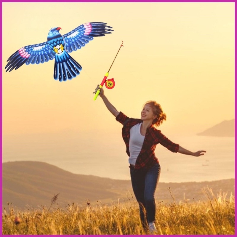 Diều sáo cho bé, Diều cần câu cánh chim mẫu mới hottrend 2023