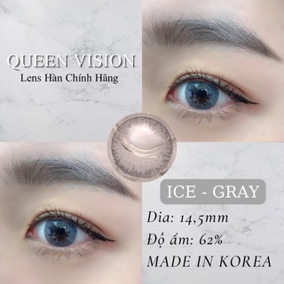 Kính áp tròng Queen Vision Ice Gray