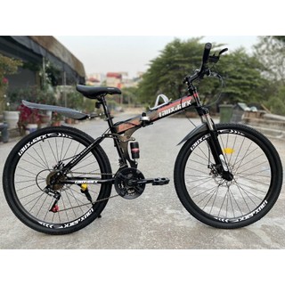 Xe đạp thể thao gấp gọn Laux Jack giảm chấn trước sau
