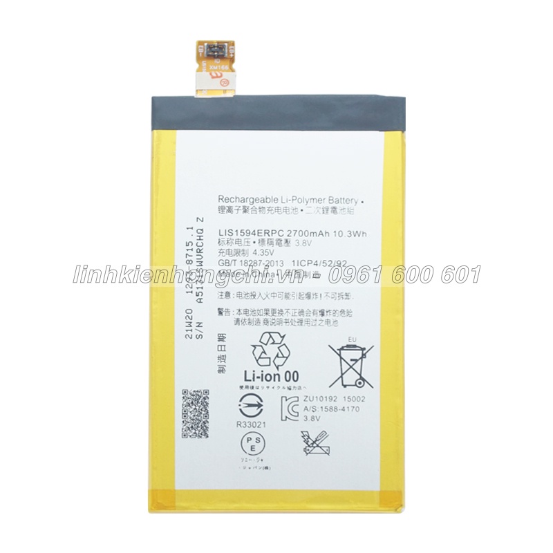 Pin điện thoại Sony Xperia XA Ultra F3212 F3216 Zin