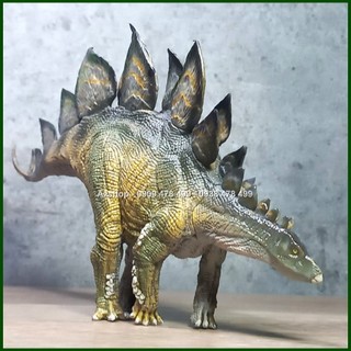 Mô Hình Khủng Long Lá Phiến Sừng Stegosaurus - Dài 26cm - Xanh - 77211