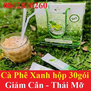 cà phê xanh thiên nhiên việt (set 10 gói)