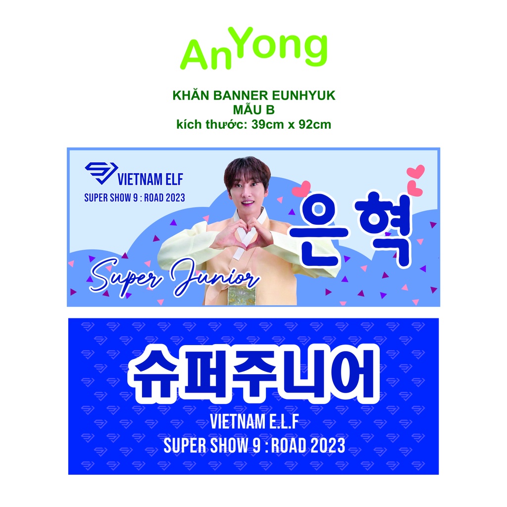 Khăn banner SUPER JUNIOR