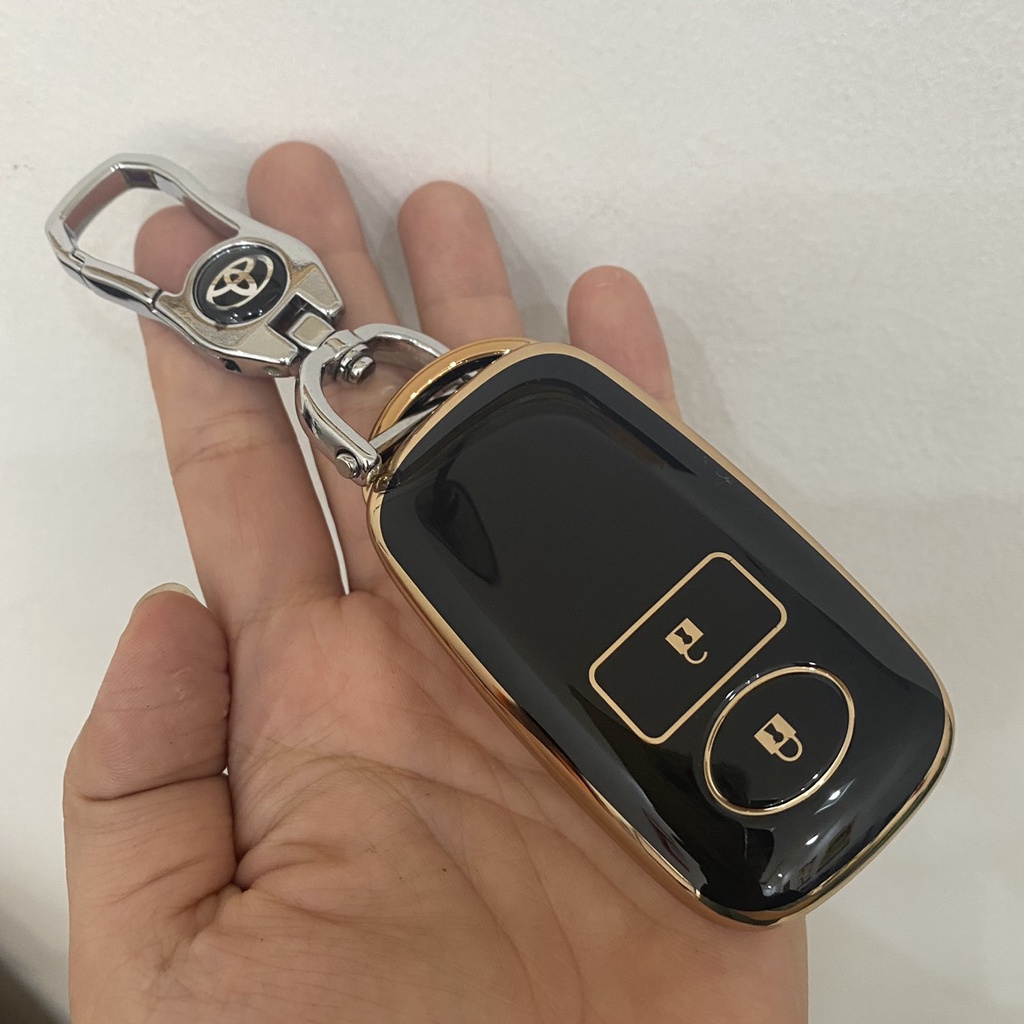 Ốp chìa khóa cho xe Toyota Raize, Veloz, Avanza kèm móc đeo đẹp MTG
