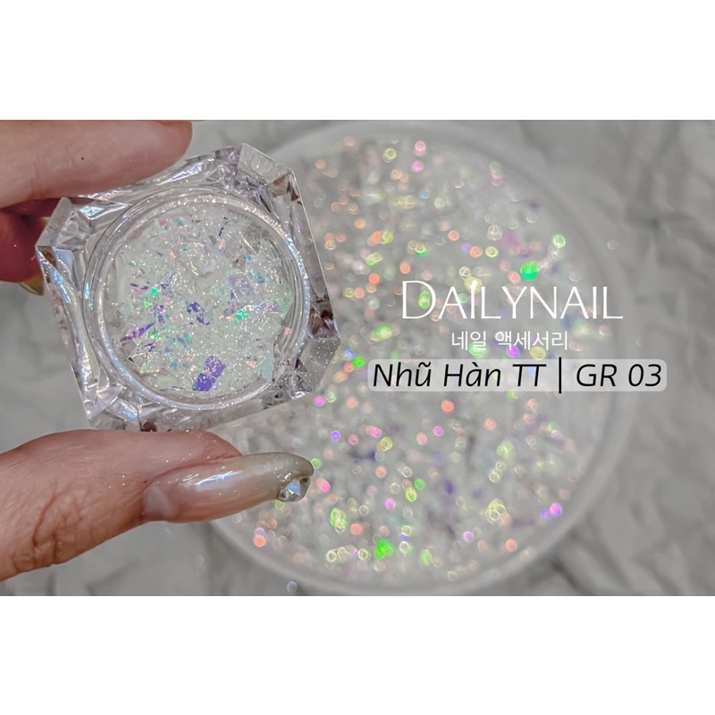 Nhũ kim cương mix