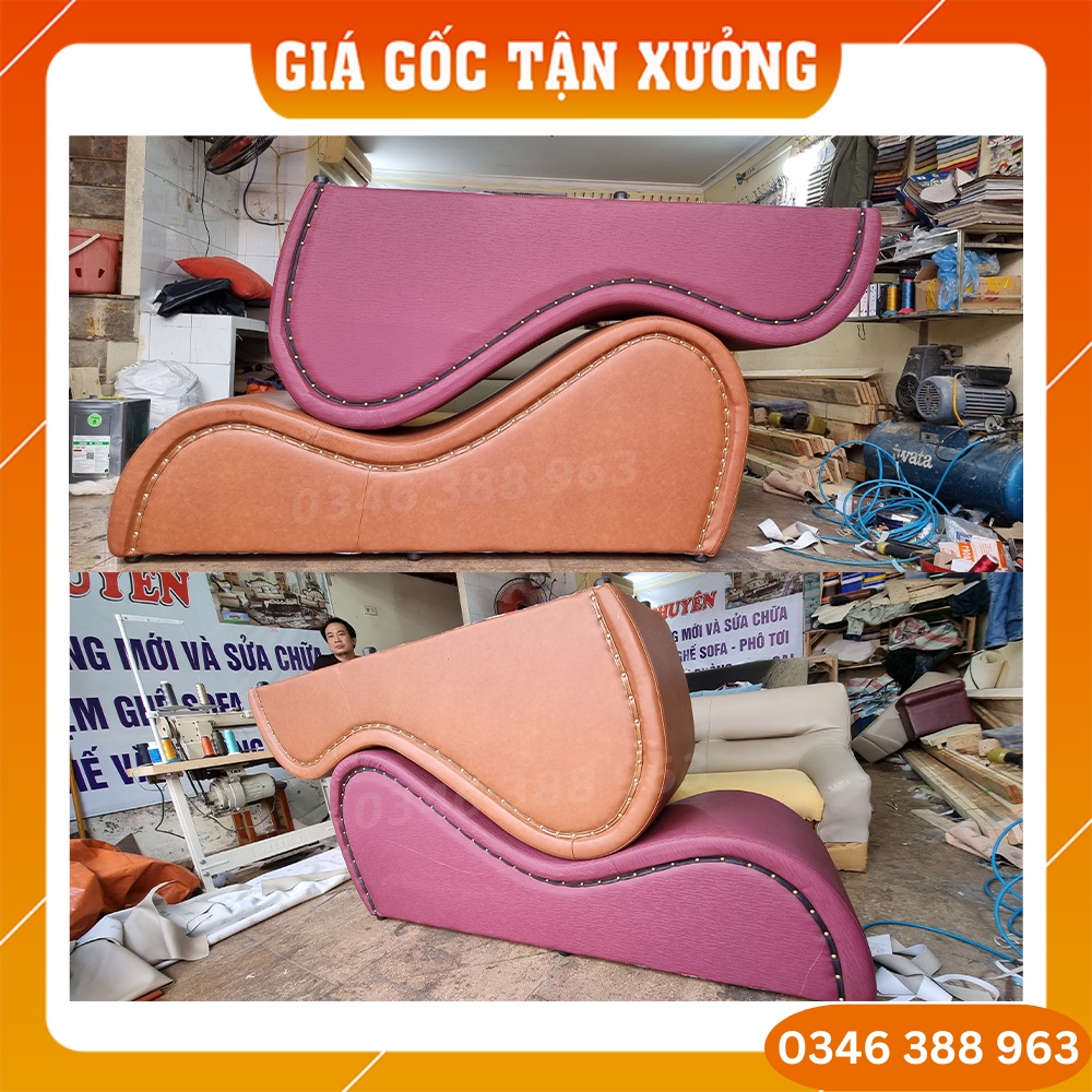 [Sản Xuất Theo Yêu Cầu] Ghế Tình Yêu Màu Tím, Ghế Tình Yêu Da Cao Cấp (làm quà tặng đám cưới) | BigBuy360 - bigbuy360.vn