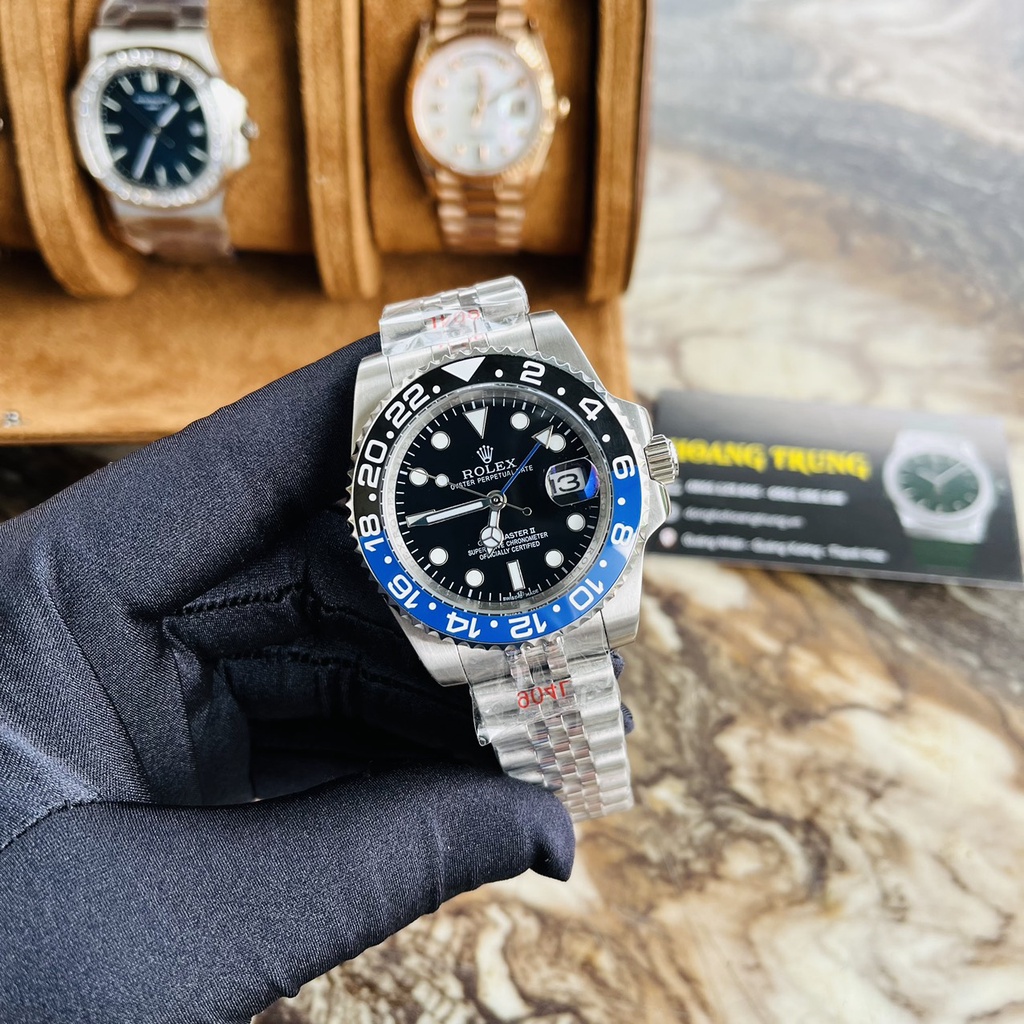 Đồng Hồ Nam R0LEX Pepsi và Batman Máy Cơ Automatic cao cấp