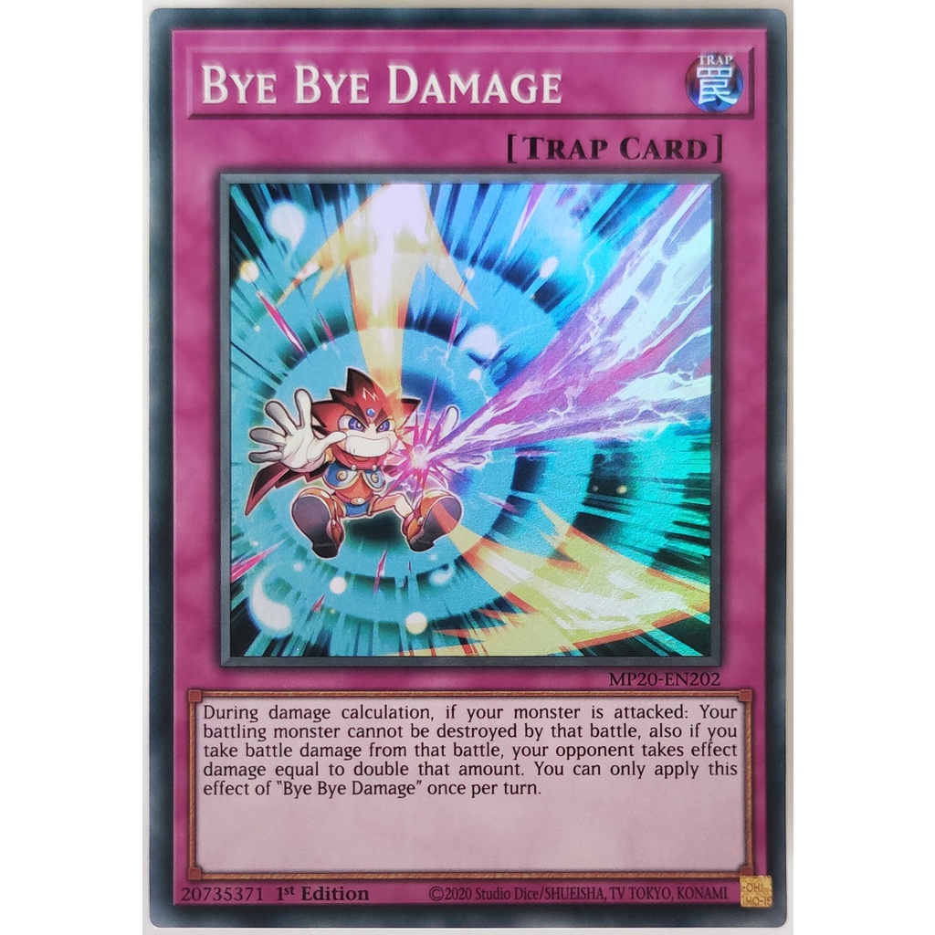 [Thẻ Yugioh] Bye Bye Damage |EN| Super Rare