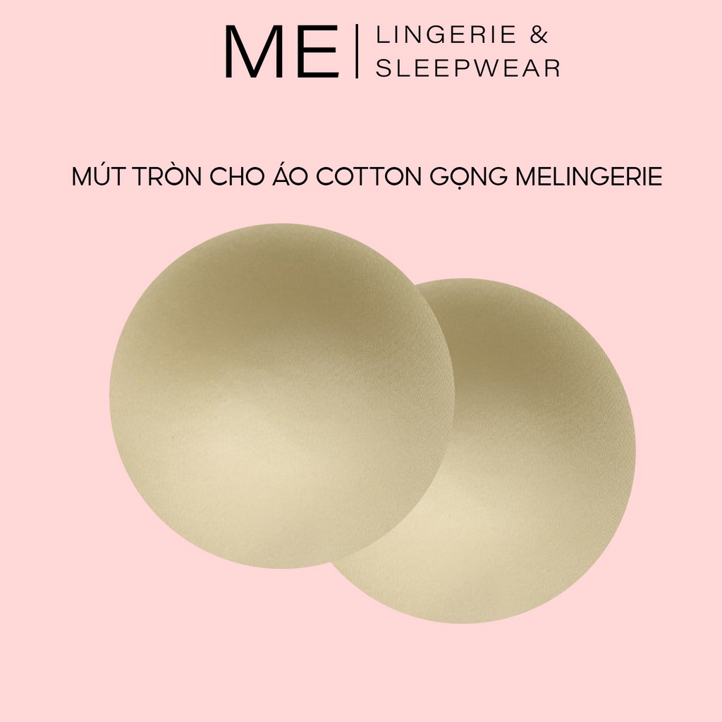 1 cặp mút đệm mỏng cho áo cotton Melingerie màu nude