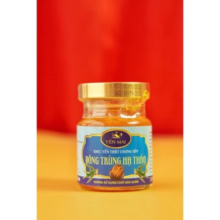 Yến chưng đông trùng hạ thảo Yến Mai từ tổ yến thô nguyên chất thiên nhiên cao cấp 70ml