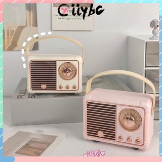 Loa Bluetooth Không Dây Âm Thanh Siêu Trầm Phong Cách Retro Cho Android / Android